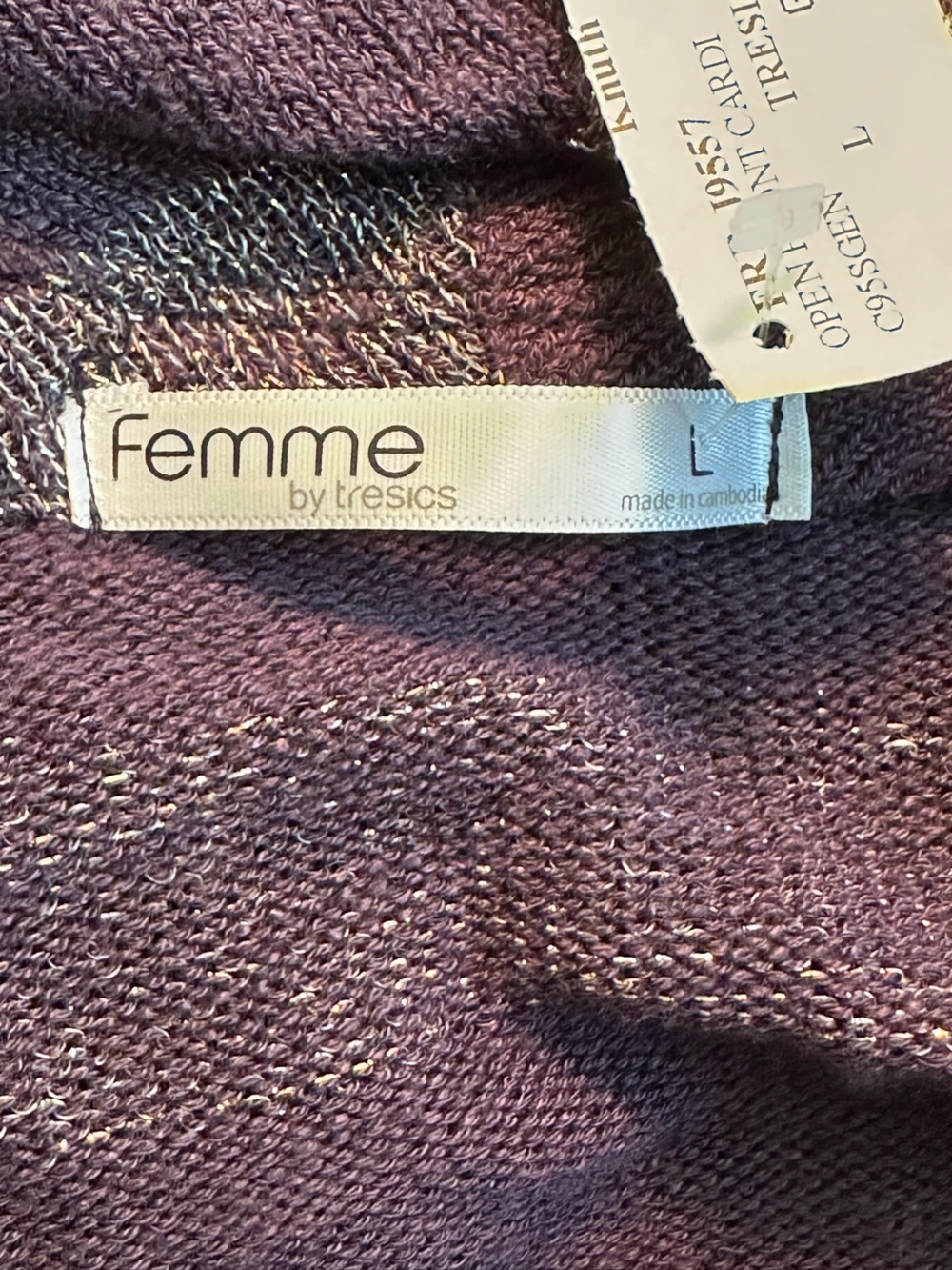 NWT Femme open front cardigan - Picture 14 of 15